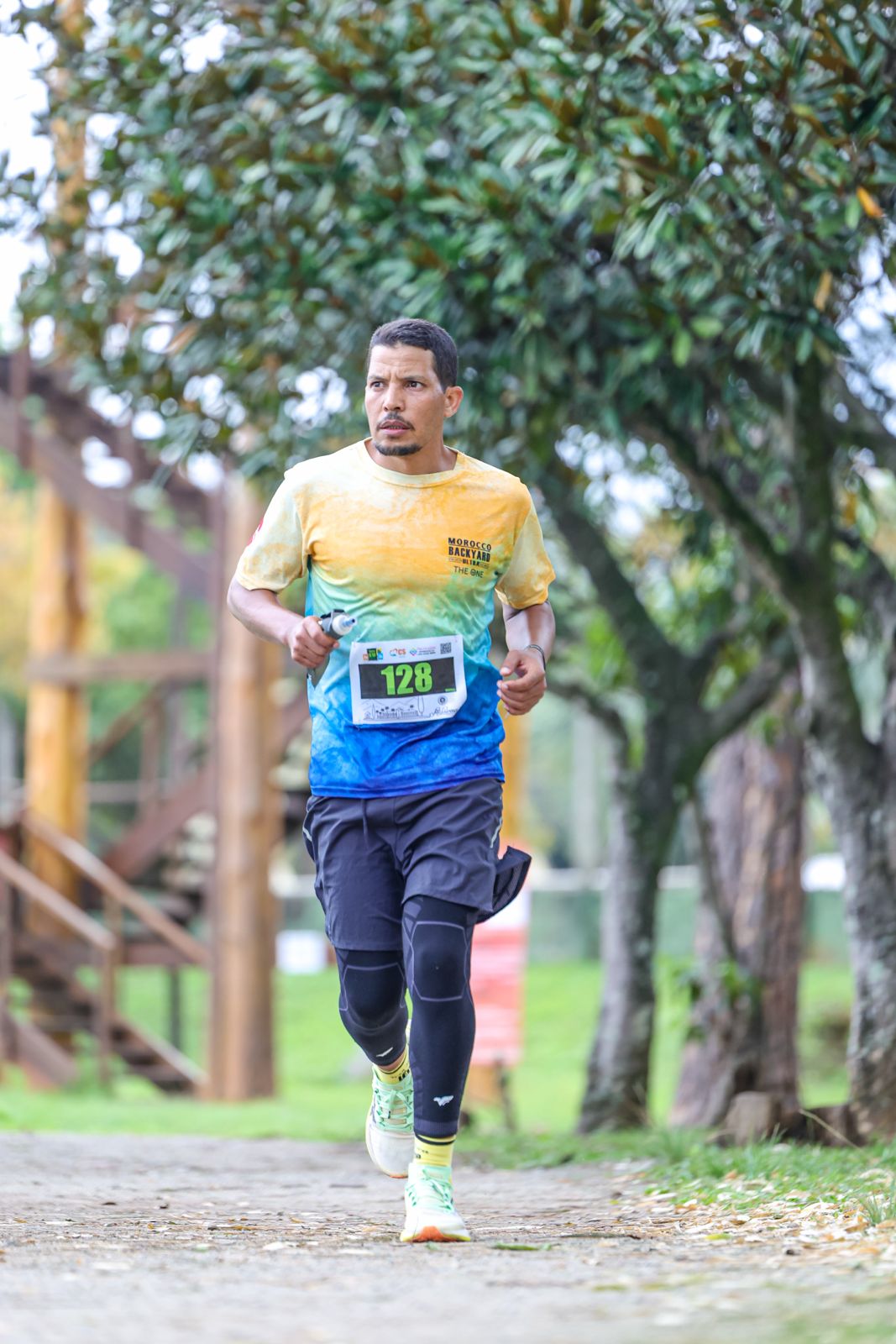 Atleta durante a ultramaratona